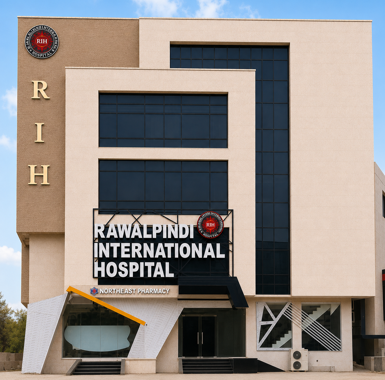Rawalpindi International Hospital building front